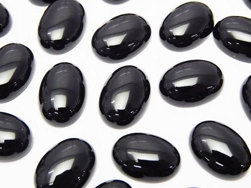 Onyx AAA Oval Cabochon 14x10mm 3pcs