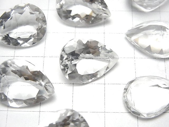 Hochwertiger Kristall AAA Lose Stein Tropfenform Facettiert 20x15mm 1 Stück