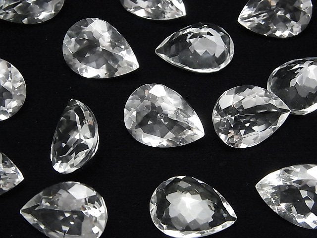 Hochwertiger Kristall AAA Lose Stein Tropfenform Facettiert 20x15mm 1 Stück