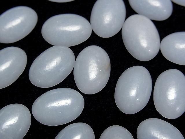 Angelit Oval Cabochon 14x10mm 4Stücke