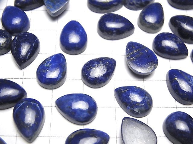 Lapislazuli AA+ Birnenform Cabochon 14x10mm 3Stück 7,79 $!