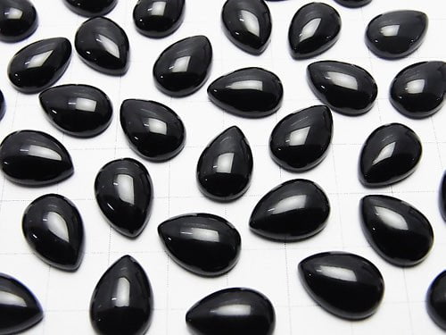 Onyx AAA Tropfenform Cabochon 14x10mm 3Stk.