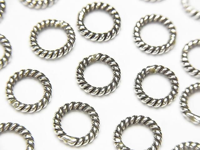Karen Silver Rope Rings (Closed Type) 5mm, 6mm, 8mm, 10mm, 12mm (5pcs)