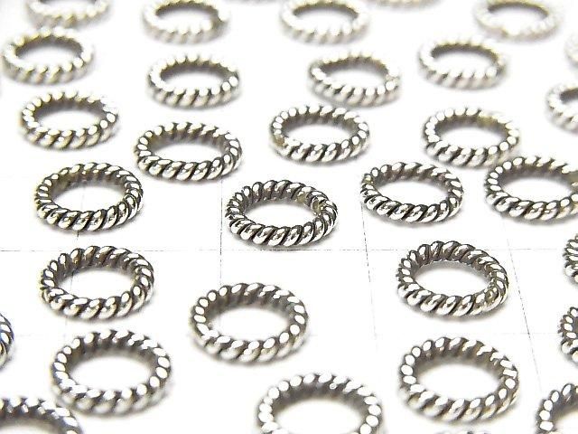 Karen Silver Rope Rings (Closed Type) 5mm, 6mm, 8mm, 10mm, 12mm (5pcs)