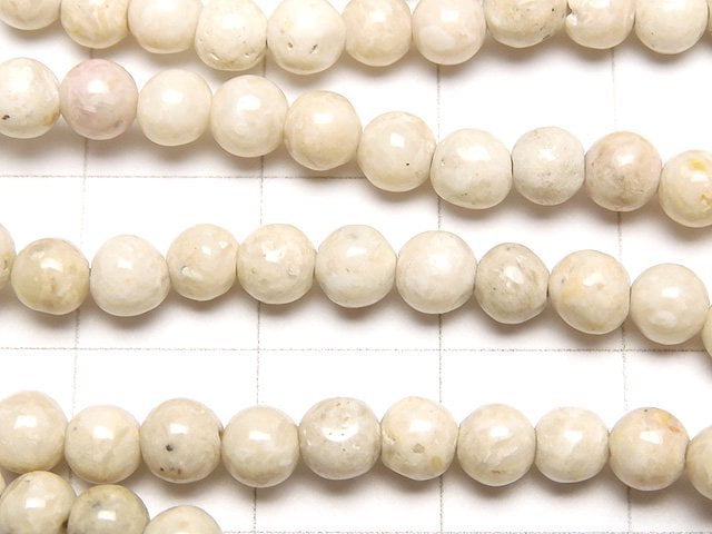 Riverstone Round 4mm 1strand beads (aprx.15inch/38cm)