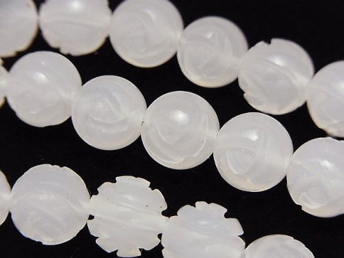 Chalcedony, Rose Gemstone Beads