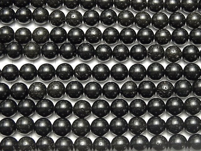 Tektite Round 8mm half or 1strand beads (aprx.15inch/38cm)