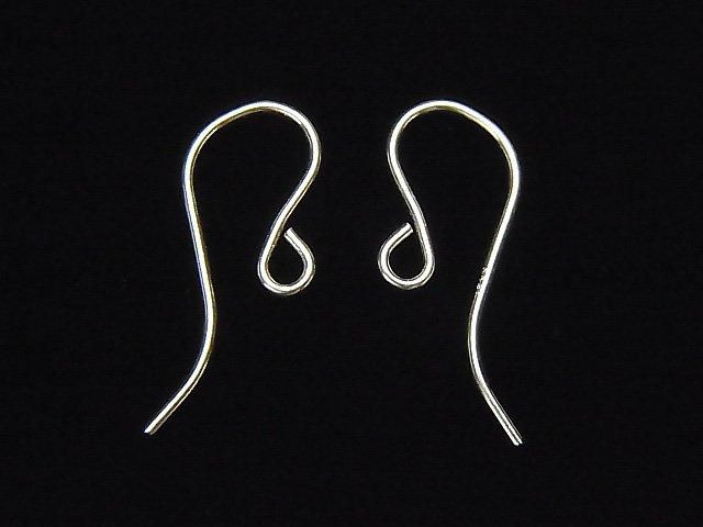 Silver925 Earwire 19x8mm 2pairs
