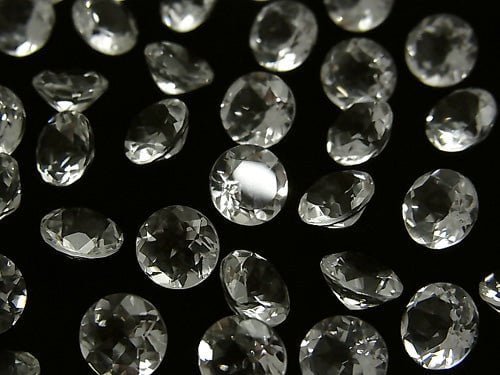 Hochwertiger Kristall AAA Lose Steine Rund facettiert 8x8mm 5 Stück