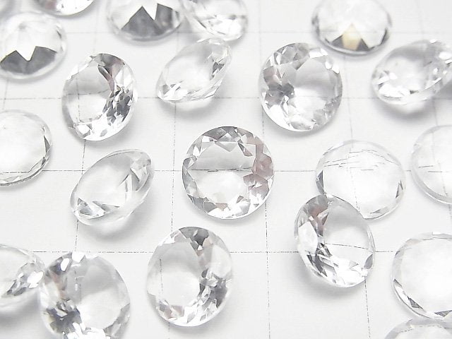 High Quality Crystal AAA Loose stone Round Faceted 10x10mm 3pcs