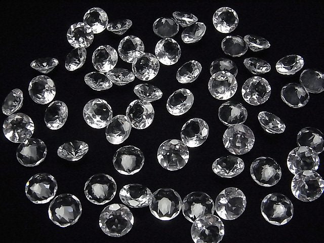 High Quality Crystal AAA Loose stone Round Faceted 10x10mm 3pcs