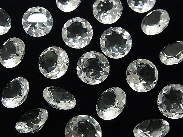 Hochwertiger Kristall AAA lose Steine rund facettiert 14x14mm 5 Stück