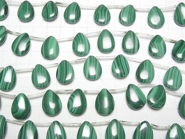 Malachit AAA Birnenform 18x13mm 1/4 oder 1 Strang Perlen (ca. 15 Zoll / 36 cm)