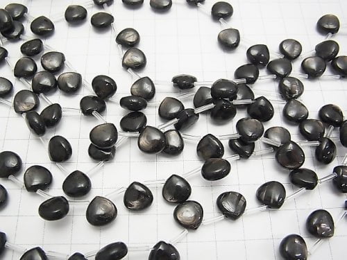 Hypersthene AAA Chestnut (Smooth) 10x10x5mm half or 1strand beads (aprx.15inch/38cm)