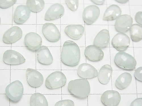 Hochwertiger Aquamarin AAA- Freiform Rose Cut 5 Stück