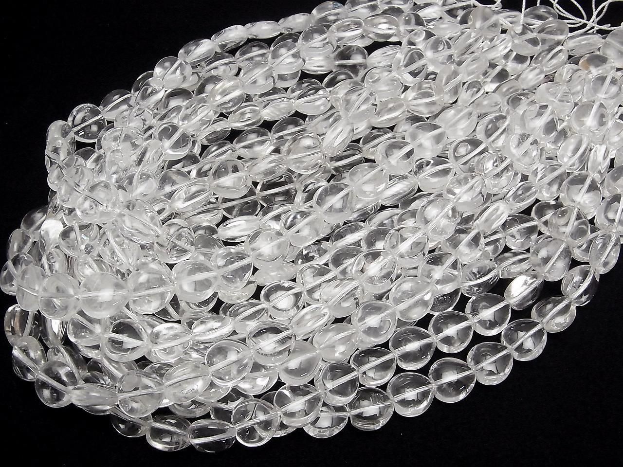 Crystal AA++ Vertical Hole Heart 12x12mm half or 1-strand beads (approx. 15inch/36cm)