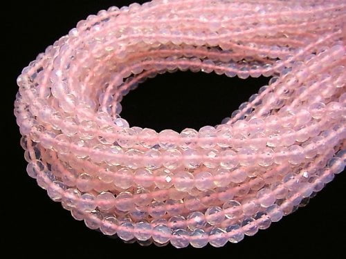 Opalit 64 facettierte runde 6 mm rosa 1strang Perlen (ca. 14 Zoll / 34 cm)