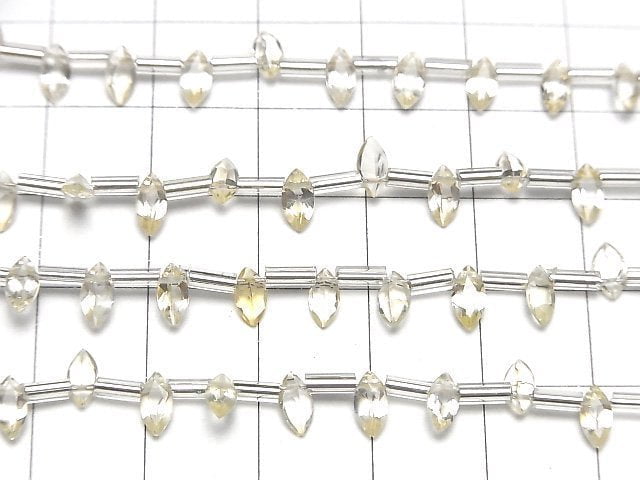 Hochwertiger Citrin AAA Marquise Facettierte 6x3mm 1 Strang Perlen (30 Stück)