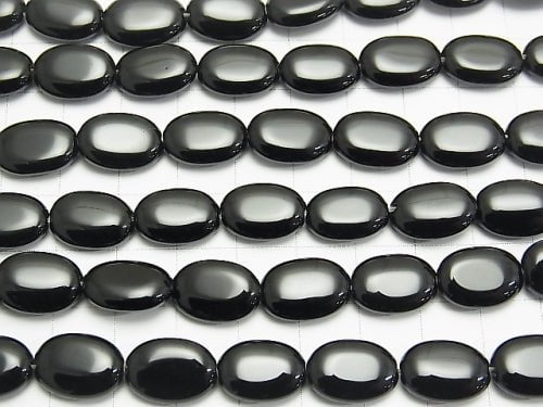 Onyx Oval 14x10mm halbe oder 1 Strang Perlen (ca. 15 Zoll / 36 cm)