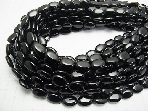 Onyx Oval 14x10mm halbe oder 1 Strang Perlen (ca. 15 Zoll / 36 cm)