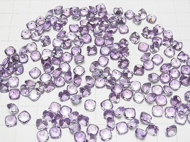 Hochwertiger Amethyst AAA Lose Stein Quadratisch Facettiert 6x6mm 5 Stück