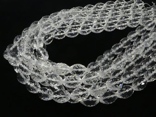Hochwertig! Kristall AAA Facettierte Reiskorn 14 x 10 x 10 mm 1/4 oder 1strang Perlen (ca. 15 Zoll / 36 cm)