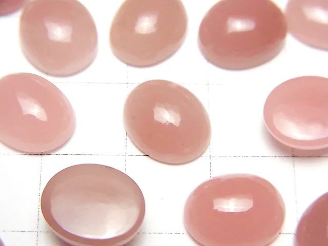 Guava Quarz AAA Oval Cabochon 12x10mm 2 Stk