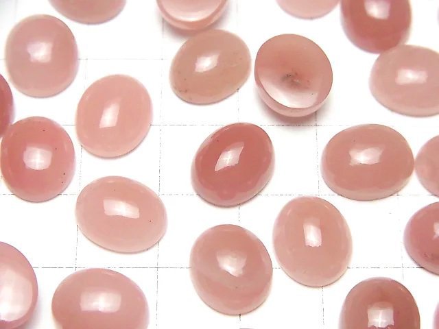 Guava Quarz AAA Oval Cabochon 12x10mm 2 Stk