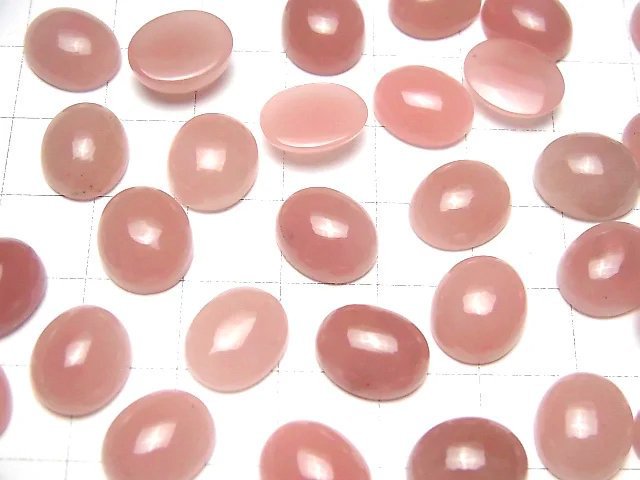 Guava Quarz AAA Oval Cabochon 12x10mm 2 Stk