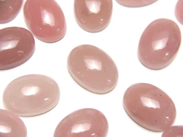 Guava Quarz AAA Oval Cabochon 14x10mm 2 Stk