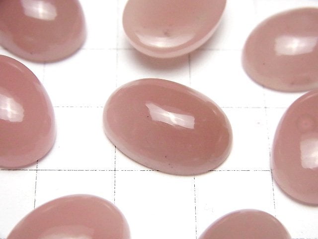 Guava Quarz AAA Oval Cabochon 18x13mm 3 Stk