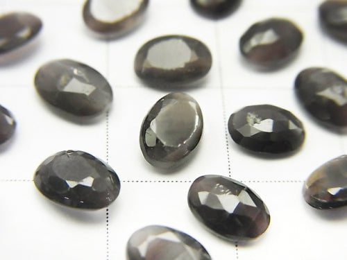 Hochwertiger Sillimanit AAA- unbohrter ovaler facettierter 7x5mm 5 Stück $16.99!