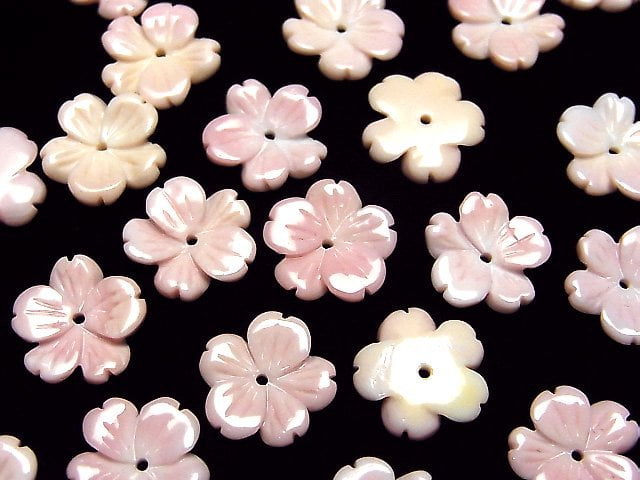 Königin Conch Muschel AAA Blume 12 mm Mittelloch 2 Stück