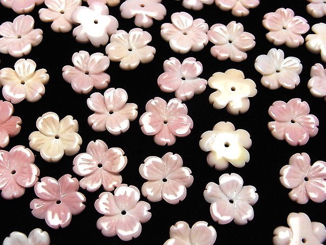 Königin Conch Muschel AAA Blume 12 mm Mittelloch 2 Stück