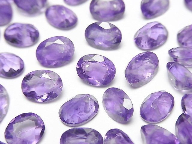 Accessories, Amethyst, Bracelet, Oval Gemstone Beads