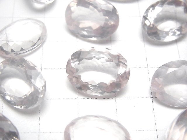 Hochwertiger Rosenquarz AAA Lose Stein Oval Facettiert 16x12mm 2 Stück