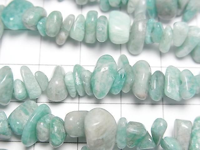 Mozambique Amazonite AA Chips (Small Nugget) 1strand beads (approx. 15 inches/38 cm)