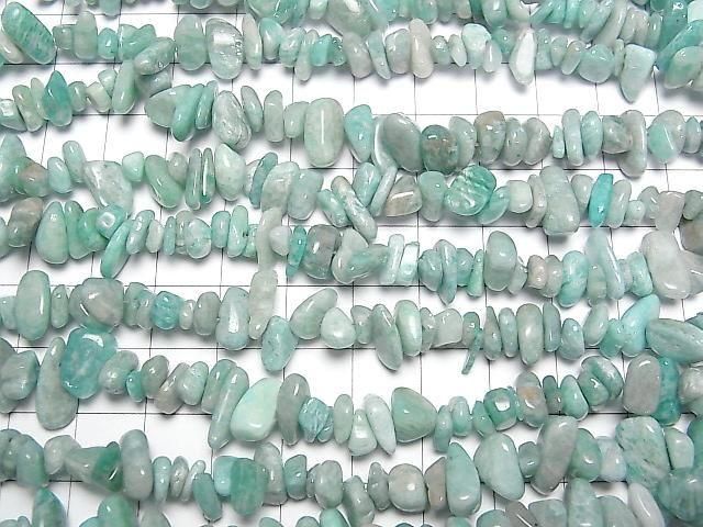Mozambique Amazonite AA Chips (Small Nugget) 1strand beads (approx. 15 inches/38 cm)