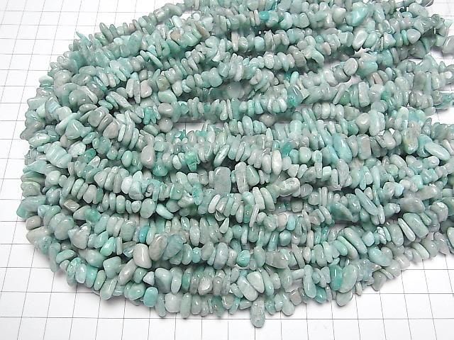 Mozambique Amazonite AA Chips (Small Nugget) 1strand beads (approx. 15 inches/38 cm)