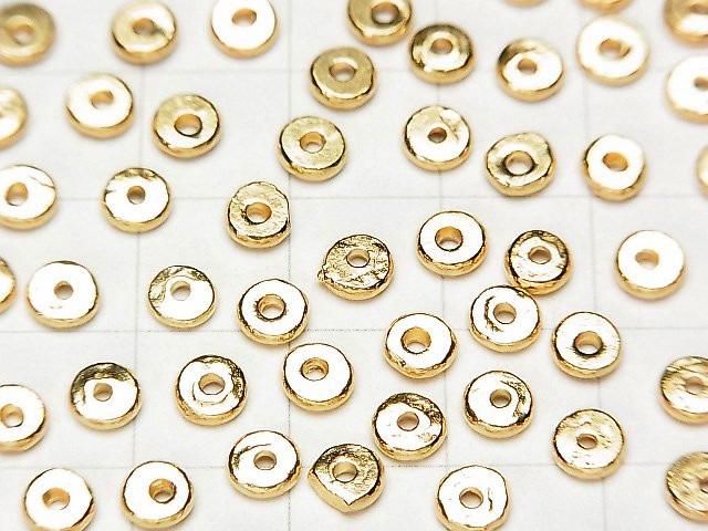Karen Silver Rondelle (Discs) 5x5x1.5mm 18KGP 5pcs