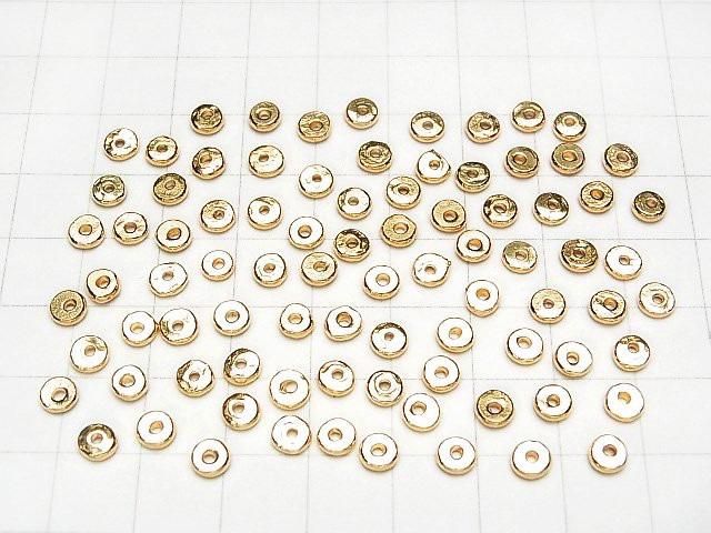 Karen Silver Rondelle (Discs) 5x5x1.5mm 18KGP 5pcs