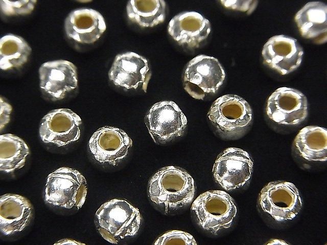 Karen Silver Rondelle 5x5x4mm 2pcs