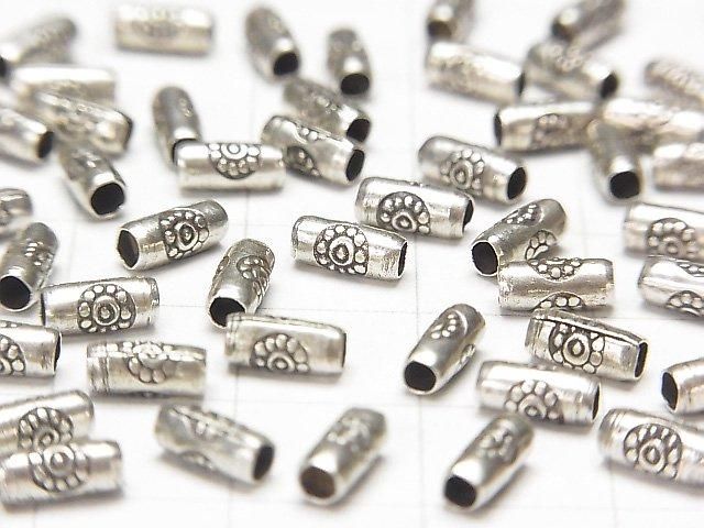Karen 純銀裝飾管 6x2.5x2.5mm 10顆