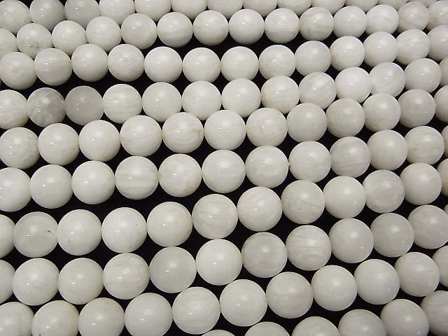 Zeolith rund 12mm halb oder 1strang Perlen (ca. 15inch/38cm)