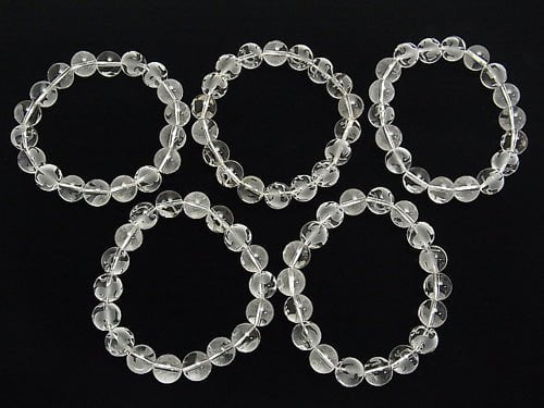 Einhorn-Schnitzerei! Kristall AAA Rund 10mm halb oder 1 Strang Perlen (Armband)