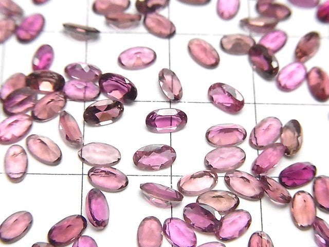 High Quality Pink Tourmaline AAA Loose Oval Faceted 5x3mm 5pcs