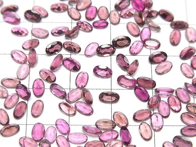 High Quality Pink Tourmaline AAA Loose Oval Faceted 5x3mm 5pcs