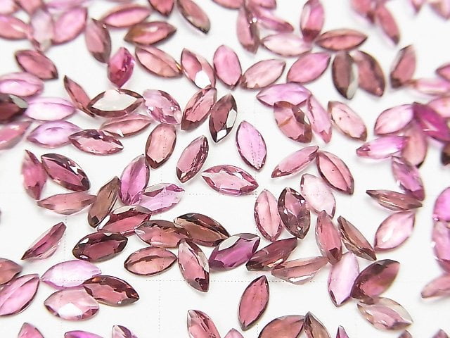 Hochwertiger rosa Turmalin AAA unbohrbare Marquise facettierte 6x3mm 5 Stück