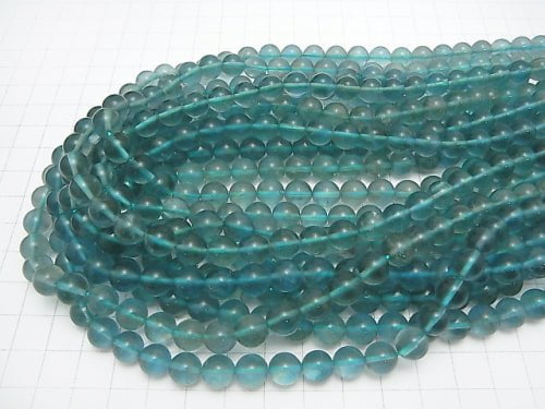 Blue Green Fluorite AAA Round 8mm half or 1strand beads (aprx.15inch / 37cm)