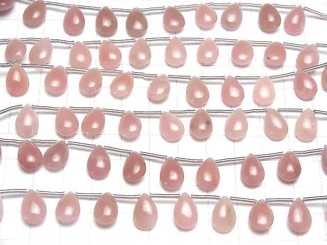 Guava-Quarz AAA Birnenform (glatt) 12x8mm halb oder 1Strang Perlen (8Stück)